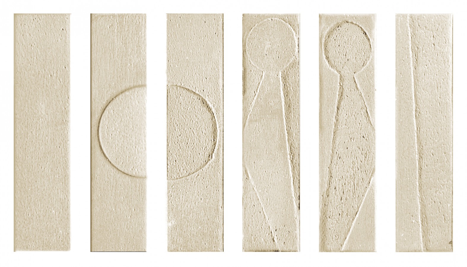 Керамогранит 19x5 Koine Alphabet Sabbia Settecento Керамогранит 19x5 Koine Alphabet Sabbia Settecento