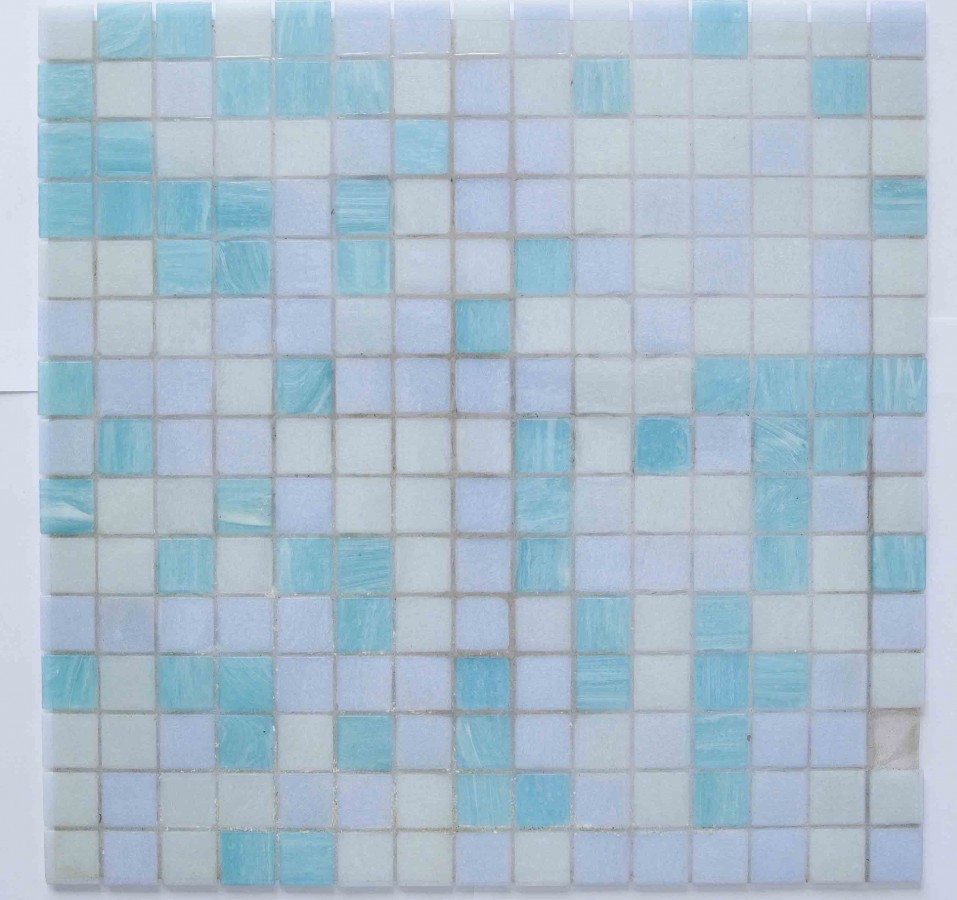 Cмесь из стеклянной мозаики 32x32 Peace Сетка Miscele глянцевая белый Trend Cмесь из стеклянной мозаики 32x32 Peace Сетка Miscele глянцевая белый Trend