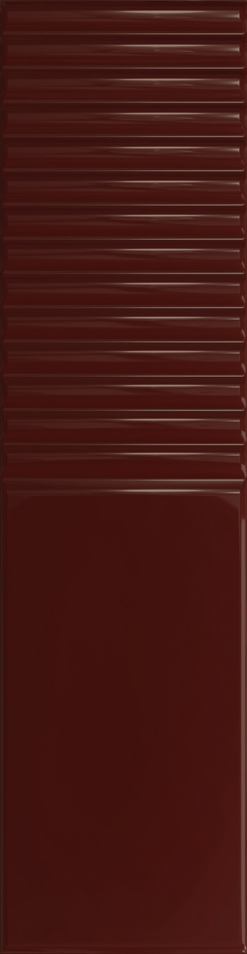 Плитка 30x8 10мм Groove burgundy 2 gloss STR Tubadzin Плитка 30x8 10мм Groove burgundy 2 gloss STR Tubadzin